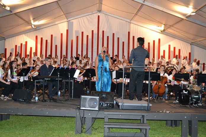 Free public concert wraps up Canada 150 weekend celebrations with renowned opera singer, Measha Brueggergosman and the NBYO