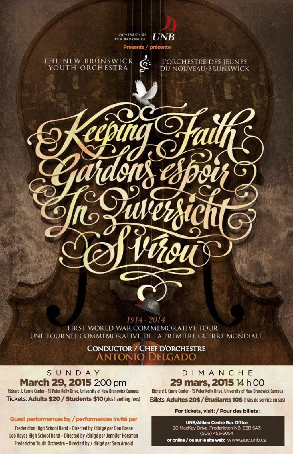 UNB presents NBYO--Keeping Faith / UNB présente OJNB--Gardons espoir